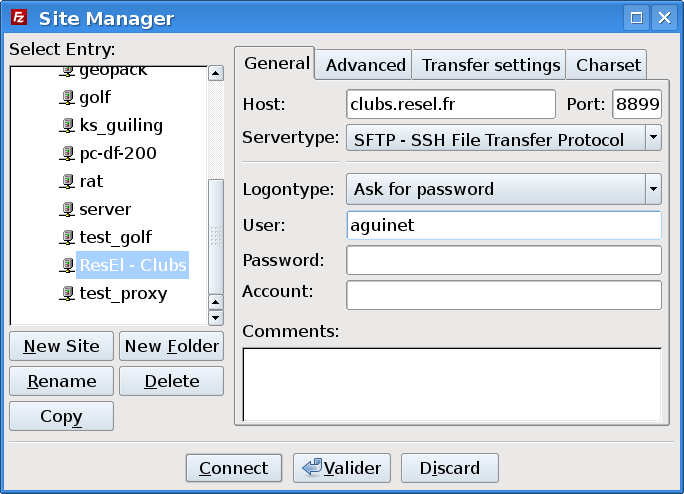 Manager configured